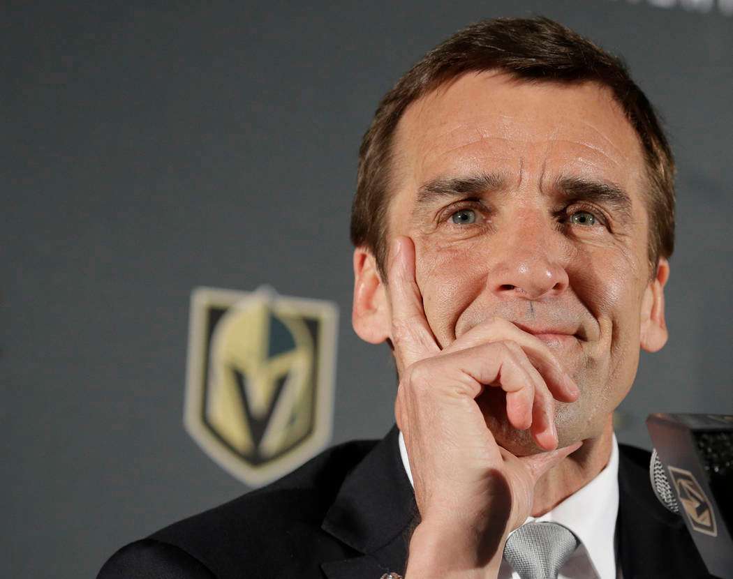 George McPhee avslutar Vegas Golden Knights